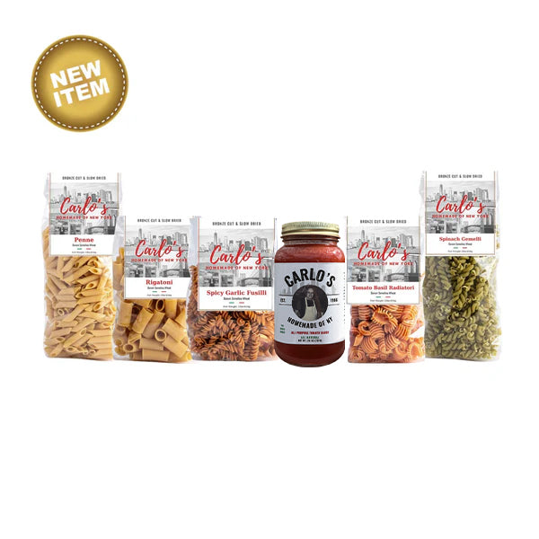 Dinner Deal Combo | Carlo's Homemade Pasta Sauce + Bronze Cut Pasta Slow Dried Pasta